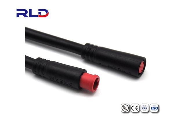 Conector de cabo impermeável da extensão do conector de cabo 2Pin do conector IP65 rápido 3Pin