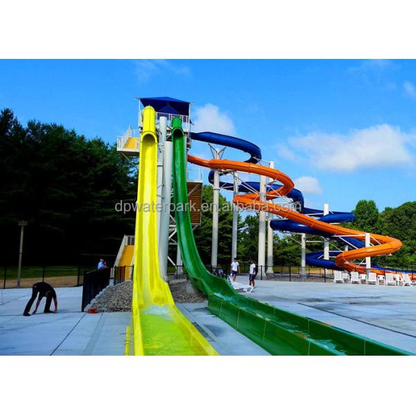 Above Ground Swimming Pool Kiddies Rides Water Park Equipment Fiberglass Water Slide Part
