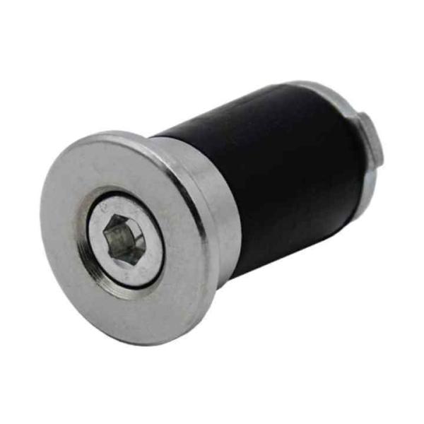 OD 28mm Accesorio de tubo delgado tubo delgado tapa de extremo de aluminio tubo redondo conector de metal