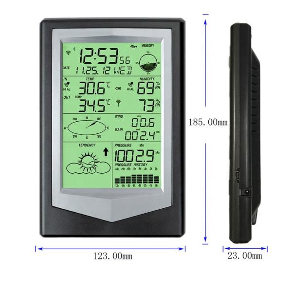 Wind Direction And Speed Outdoor Solar Wifi Weather Station For Wind Speed Range 0-50m/S