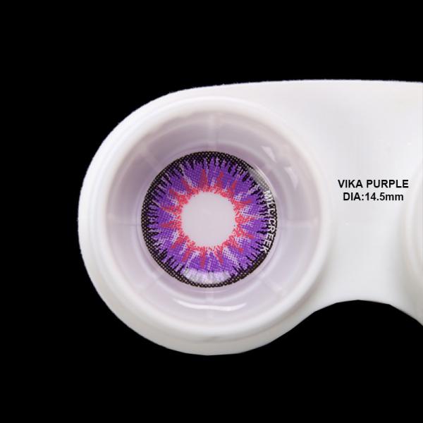 Toric Halloween Blue Purple Green Tinted Daily Colored Contacts With Big Pupil