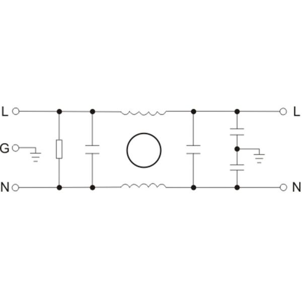 DBA3 Вставка фильтра EMI 220V 1A 3A 6A однофазный универсальный серийный фильтр питания