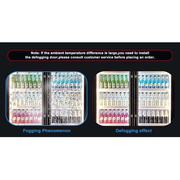 дисплей двери тонкого коммерчески холодильника Адвокатуры бутылки оборудований холодильника 738L стеклянный