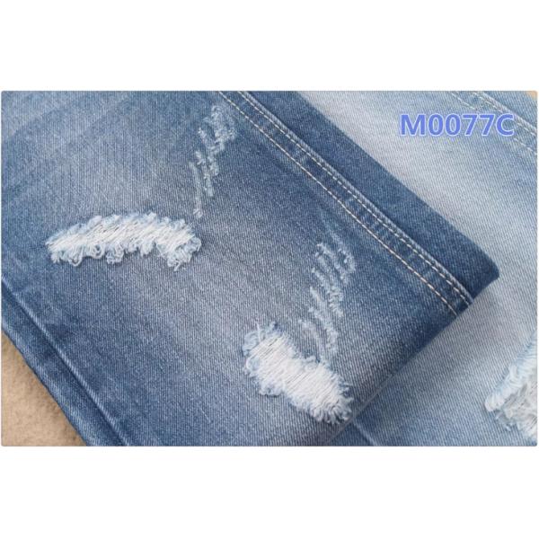 10.5oz tela material de la tela cruzada del dril de algodón de los vaqueros del algodón de la tela del tejano de algodón de los vaqueros 100