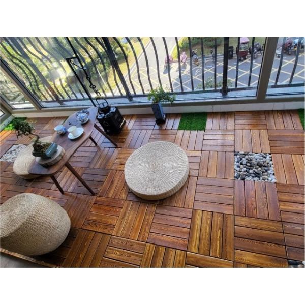 Hot Weather Resistant Decking Tiles Contemporary Design Style with Anti UV Protection