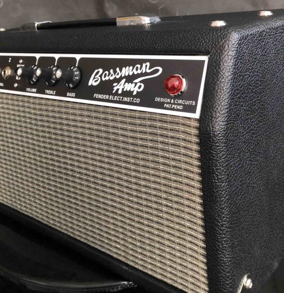 Custom 1964 Grand Bassman Black Panel Pre-CBS Guitar Tube Amp Head 50W, AA864 Circuit, Rare Variant