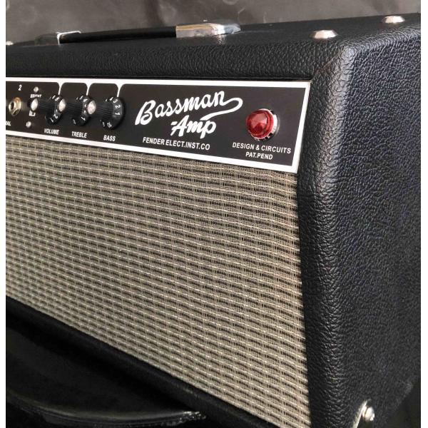 Custom 1964 Grand Bassman Black Panel Pre-CBS Guitar Tube Amp Head 50W, AA864 Circuit, Rare Variant