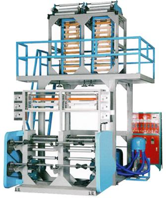 Double Head PE Film Extrusion Machine 1 machine to give double film rolls
