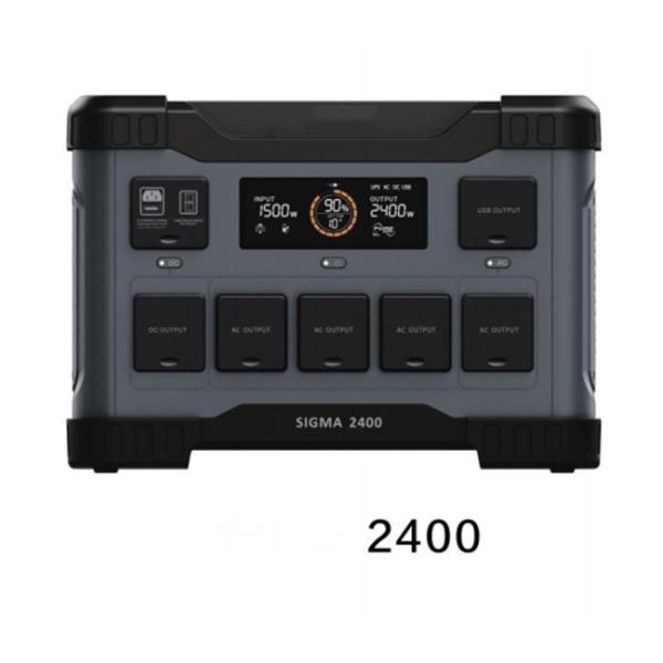 Outdoor Camping 2400W Portable Power Station LiFePO4 Battery Supplies