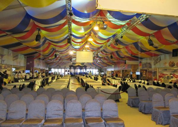 Rainproof Big 3m-60m Aluminum Frame Tent  For Dining Party
