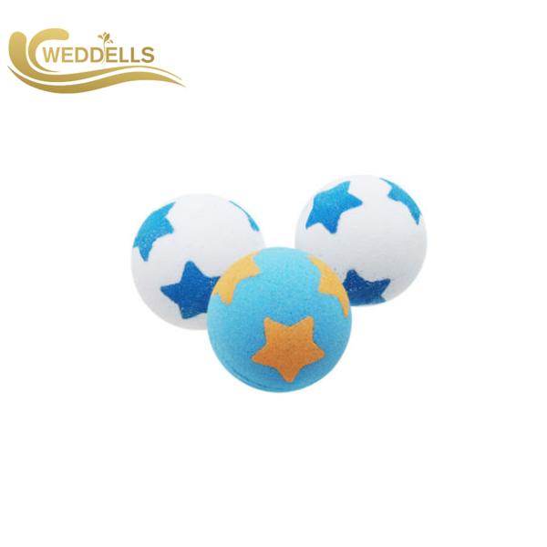 Yellow Color Fragrant Jewels Bath Bombs For Relaxing Neuroprotective Properties
