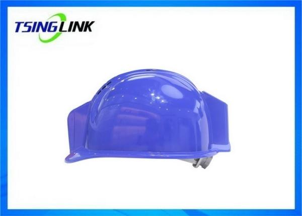 Custom Logo 4G Wireless Device Safety Helmet With Bluetooth GPS 4G Camera Construction Power Patrol