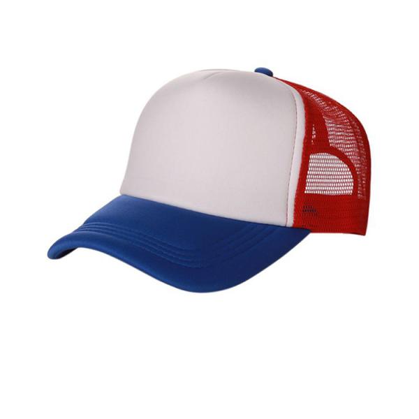 Durable Womens 5 Panel Trucker Cap Sports Style With Logo Printed