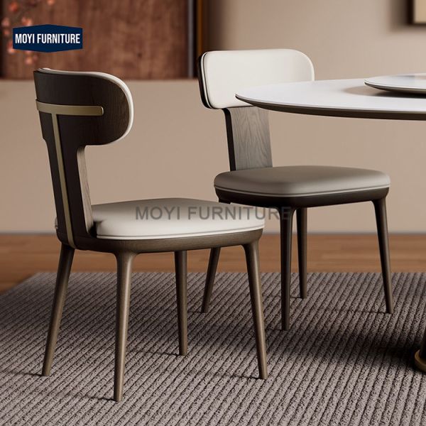 Nordic Custom Fabric Home Modern Luxury Design Furniture Chair Visitor Upholstered Dining Room Chairs