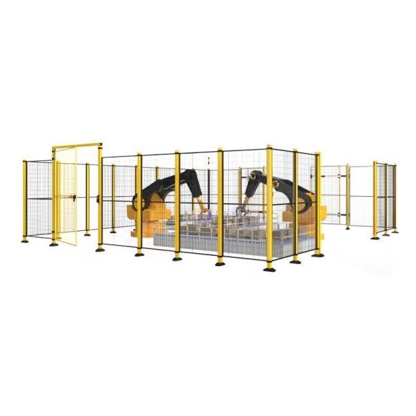 Workshop Warehouse Robot Isolation Net Guardrail Within Rack Structure 2000*600*2000