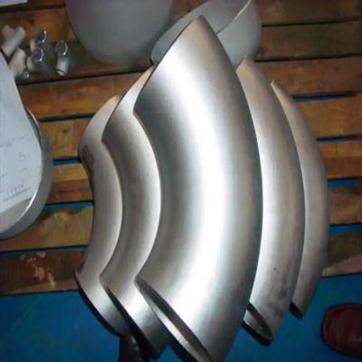 High Alloyed 254 SMO Pipe Fittings , Stainless Steel Pipe Elbow ASTM A403 S31254