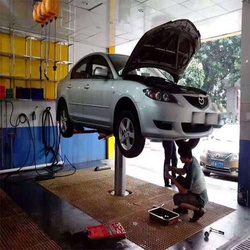 Heavy Duty Single Post Lift Anti Corrosion With Hydraulic Safety Assurance T-400X