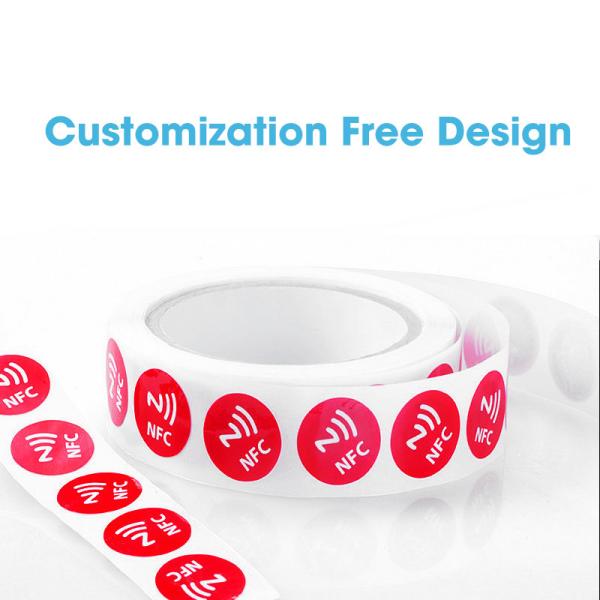 NFC Smart Label Sticker Inlay Free Sample PET Material Tags Durable and Waterproof