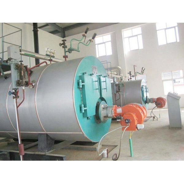 Water Tube Hot Water Boiler 754 Nm³/H Gas Consumption Long Service Life