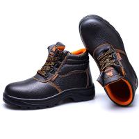Chaussures de sécurité pour hommes avec orteils en acier et anti-dérapant en acier