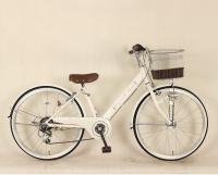 Bicicletas da cidade de aço feminina de 27 polegadas com borda de liga de alumínio