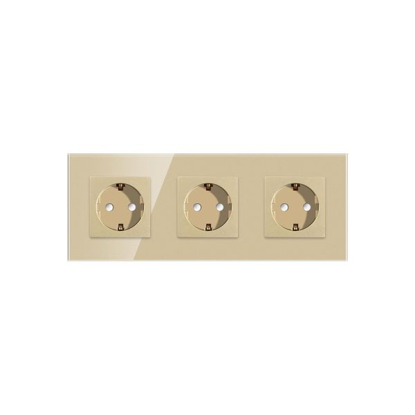 Wall Switch and Socket with Round Mounting Box for Europe & Russia 3500W Rated Power and Phosphor Bronze Conductor
