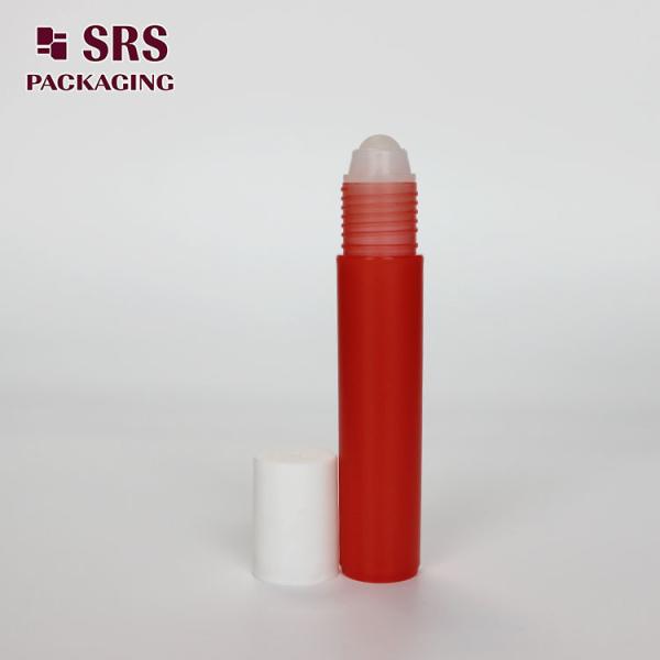 12ml Plastic Roll On Bottle for Perfume Eye Cream Custom Color Options