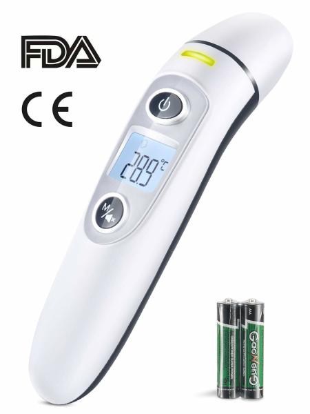 Clinical Body Temperature Digital Forehead Thermometer ABS Material 0.1℃/F Resolution