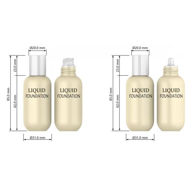 Squeezable жидкостная бутылка 30ml 50ml учреждения