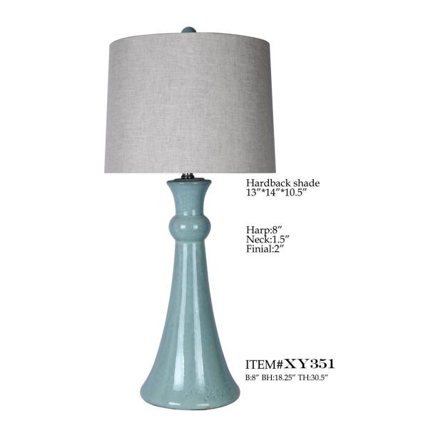 TC Porcelain Simple Modern Table Lamp 14*30.25