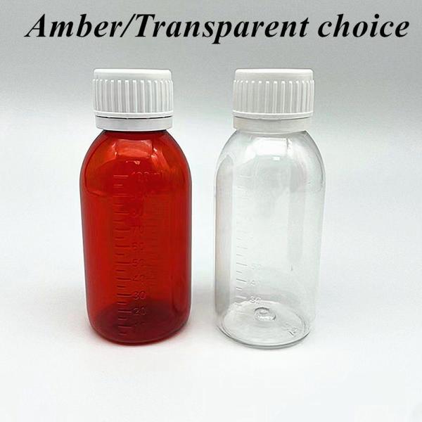 PET 150ml Medical Syrup Bottles 5oz Medicine Liquid Bottle