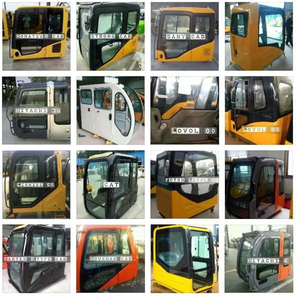 Cabina de funcionamiento para excavadora excavadora de ruedas