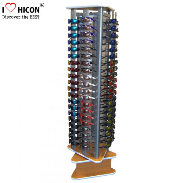 Triangle Rotating Eyeglass Display Case / Sunglass Shelf Display
