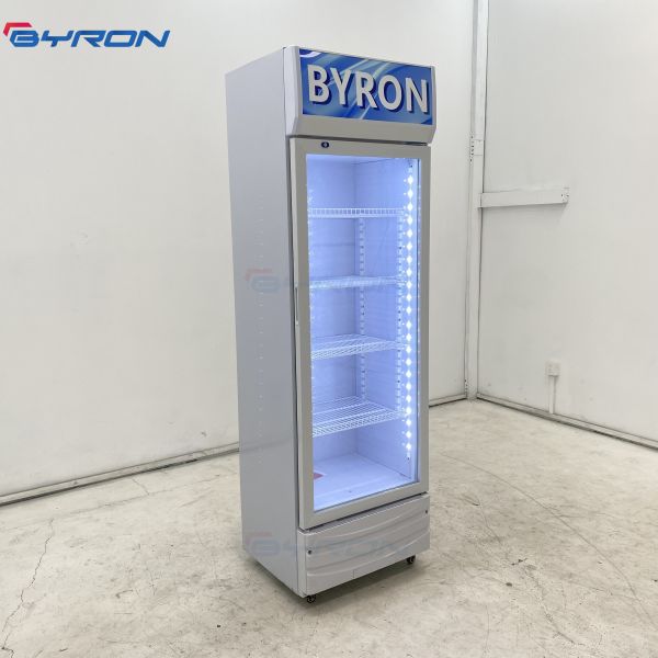 Direct Cooling Single Door Display Fridge Commercial Beverage Fridge