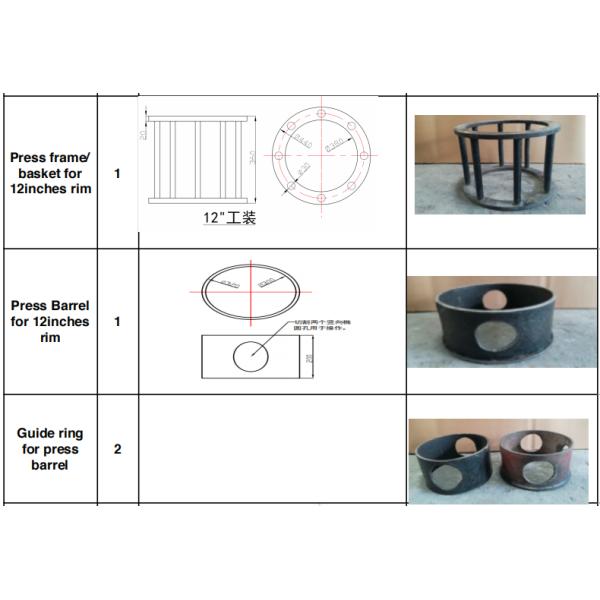 ISO Certified TP160 Industrial Forklift Solid Tire Press Machine with Steel Frame