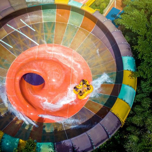 Water House Funny Water Game for Amusement Playground Theme Aqua Park Fiberglass Water Slide