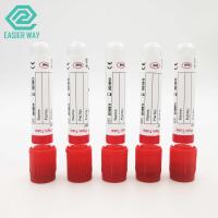 Tube rouge 1-10ml de collection de sang d'activateur de caillot de sécurité de chapeau
