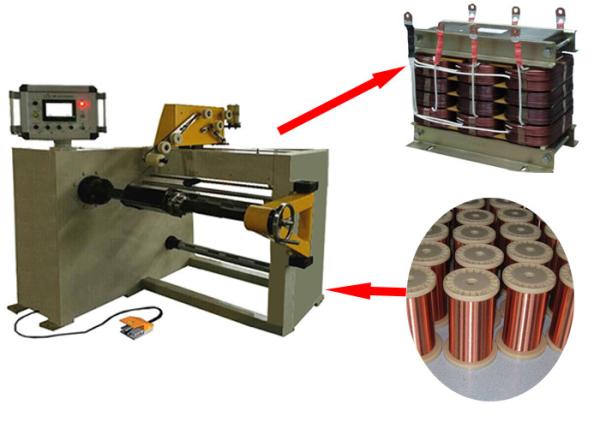 1200mm Height Transformer Coil Winding Machine With Automatic Laying Wire