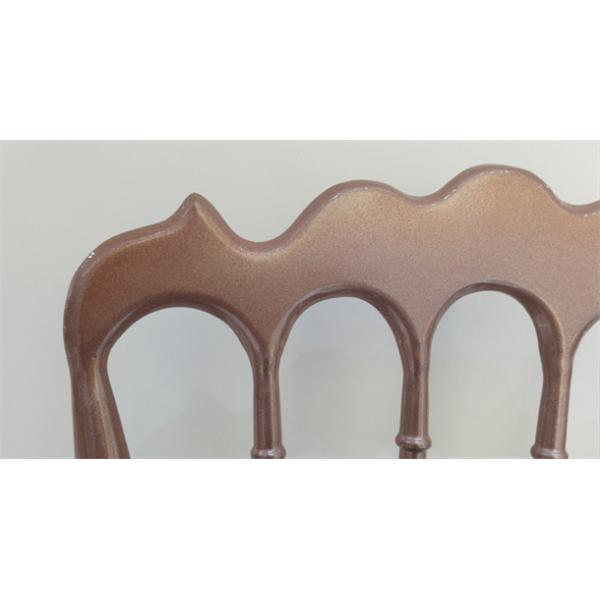 Iron Aluminum Alloy Wedding Chiavari Chair 28*2.0mm 35x2.5mm Tube Size