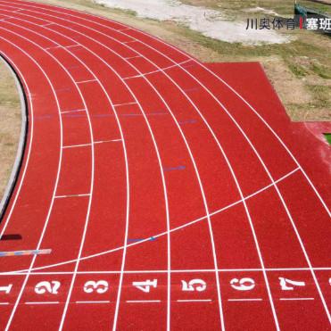 Indoor & Outdoor 8-13mm Spray Coated Sandwich Athletic Rubber Running Track Runways For Sport Flooring Jogging Track
