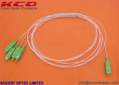 1.0m 1.5m 2.0m Fiber Optic Coupler Splitter 0.9mm LSZH 1x4 High Stability Blockless