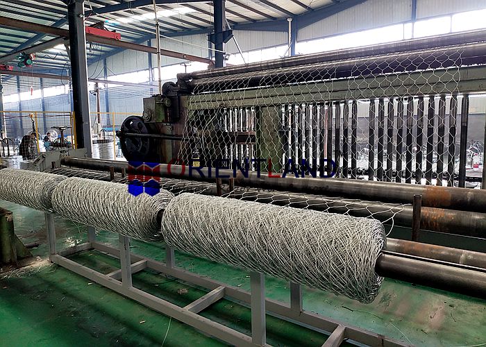 сетка 80×100mm двойная переплетенная Gabion покрывает Rolls