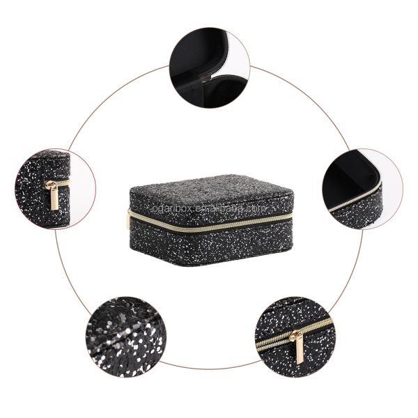 Customized Color Leather Gift Boxes Luxury Leather Jewellery Organiser Waterproof OEM ODM