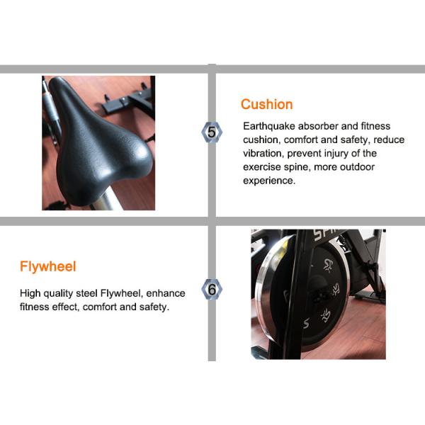 3.5mm Tube Thickness Proform Gym Spin Bike 20KG Flywheel Body Fit Machine