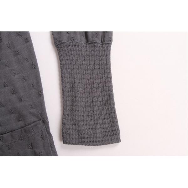 Fashion Spring Autumn 100% Cotton Women Knitted Hoodie
