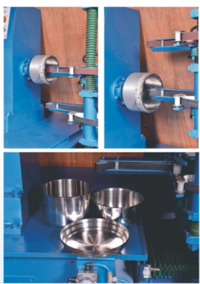 Two-Operator Cookware Polishing Machine For Rough And Semi-Mirror Sanding