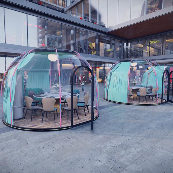 PC Transparent Dome Bubble Tent Hotel CCC Certified Robotics