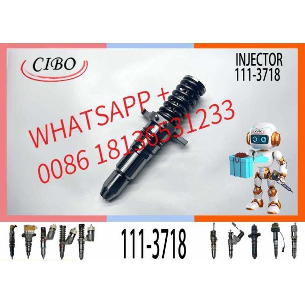 High Quality Fuel Injector 111-3718 1113718 for 3508 3512 3516 on Sale Excavator Parts Excavator Accessory