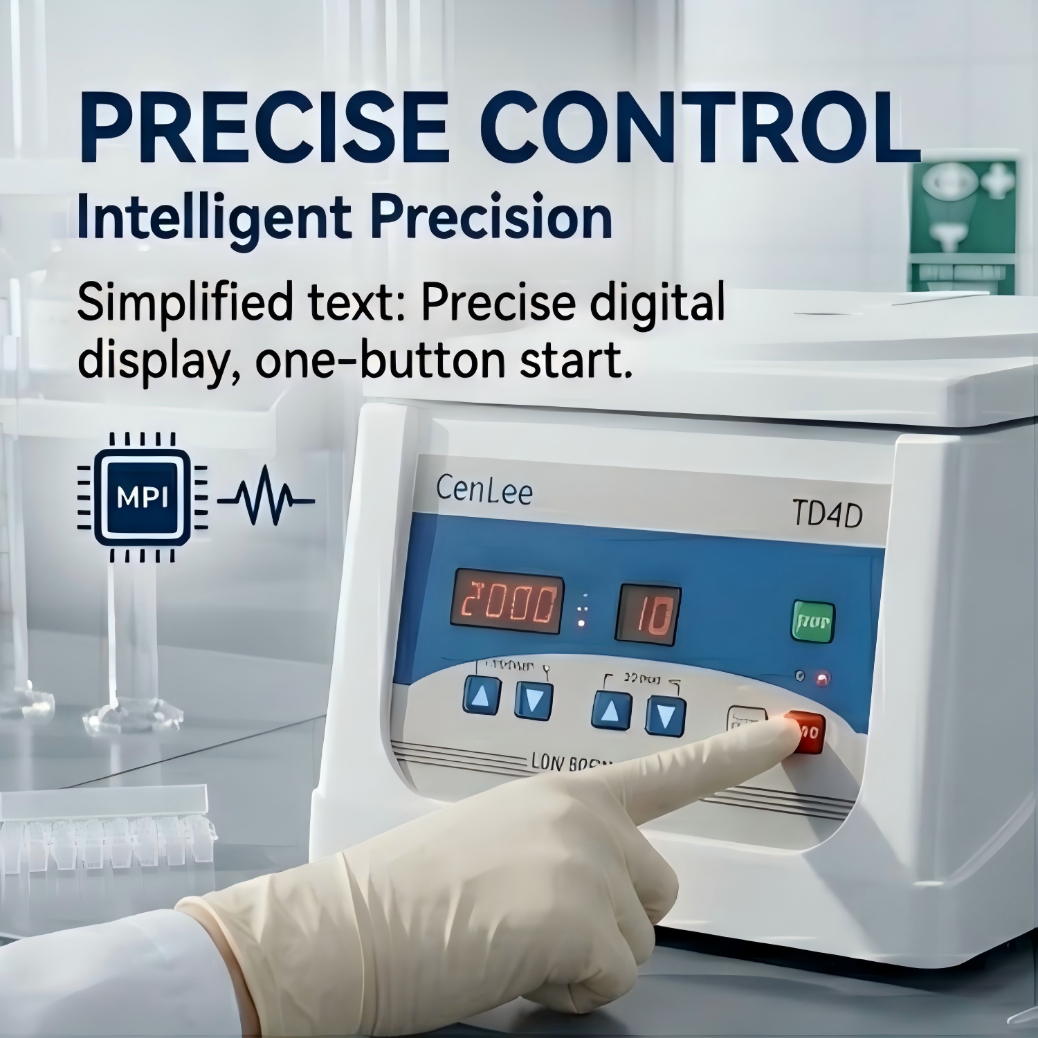 CE Factory Portable 4000rpm 12 Tubes 5ml 10ml Vacuum Tube Clinical Laboratory Low Speed Centrifuge Table Top Plasma Centrifuge