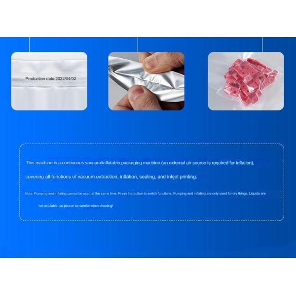 Continuous Pouch Sealing Machine 1.56CBM 10mm Sealing Width for Machinery Repair Shops